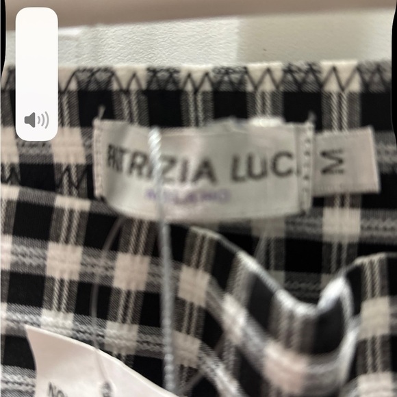Patrizia Luca Black and White Checkered Capris M - Picture 6 of 9